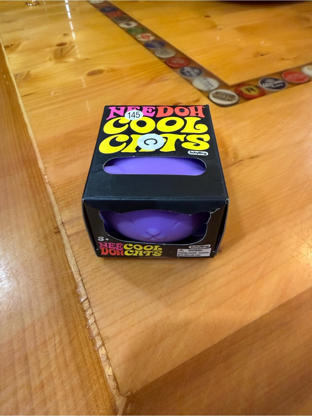 NeeDoh Cool Cats Squeeze Toy - Purple